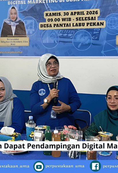 UMKM Desa Pantai Labu Pekan Dapat Pendampingan Digital Marketing dari Pascasarjana UMA