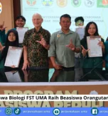 Dua Mahasiswa Biologi FST UMA Raih Beasiswa Orangutan Tahun 2026